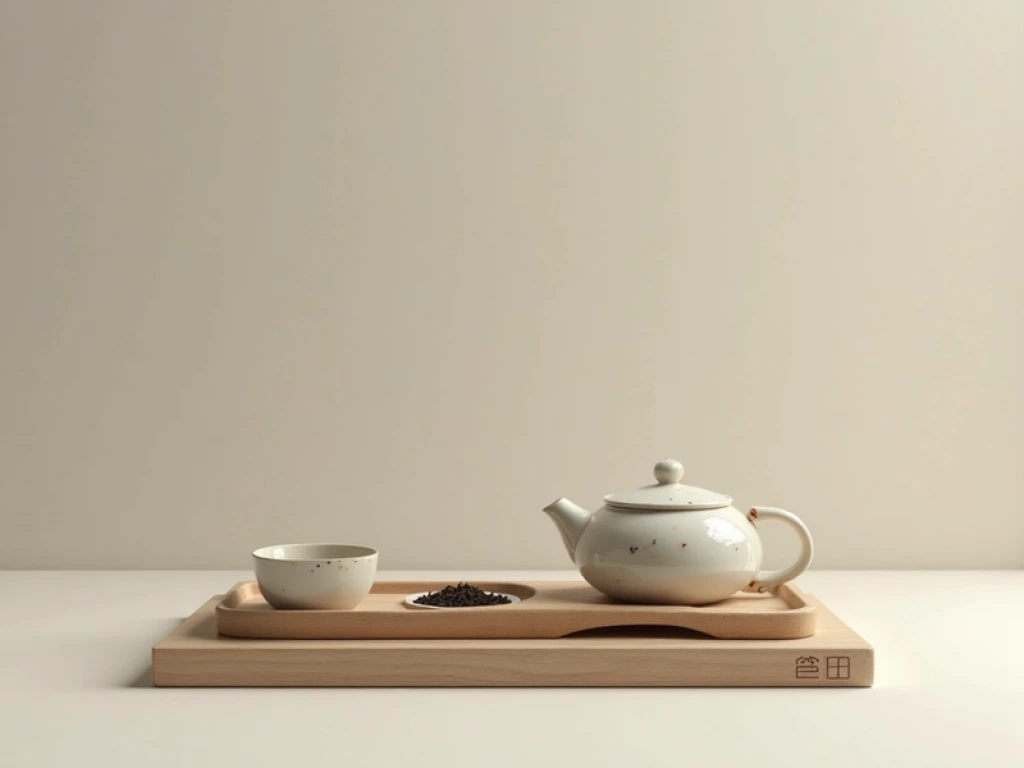 Minimalist dry brewing tea setup