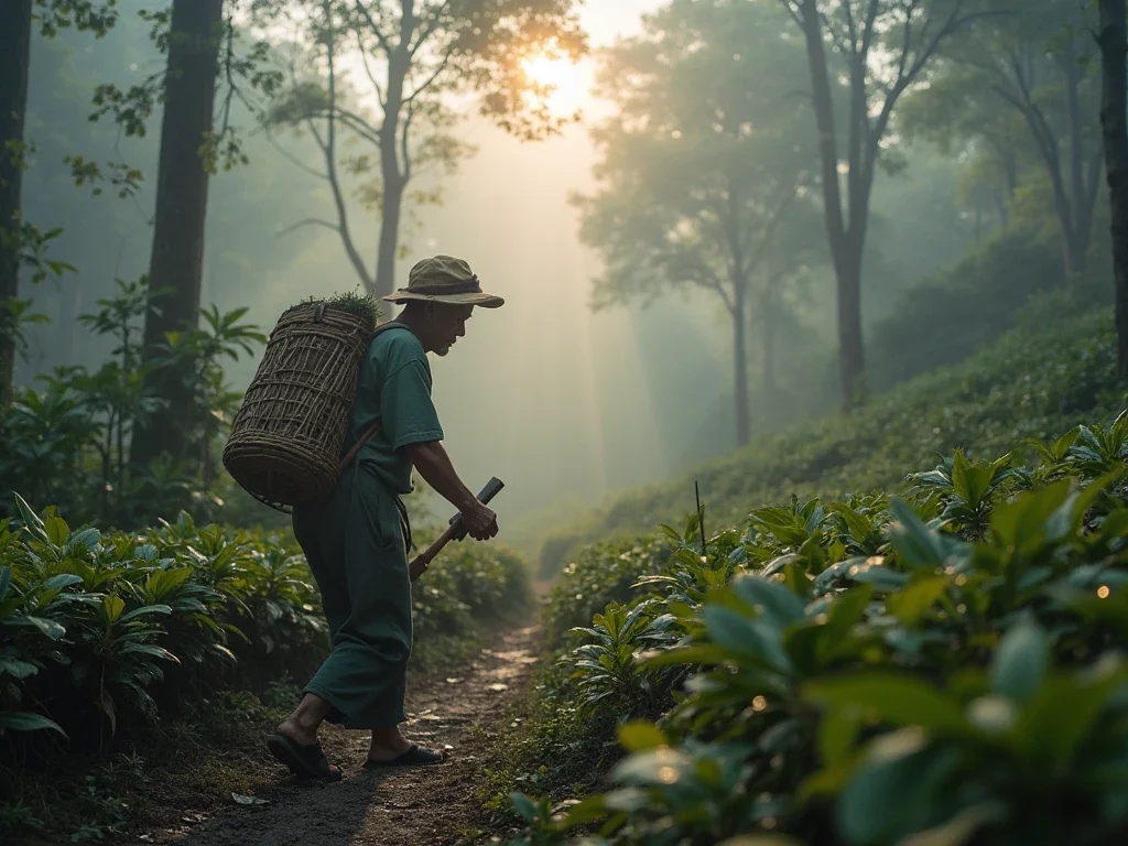 Bada Mountain Tea Picker: My 10 Kilometers in Your Cup of Tea