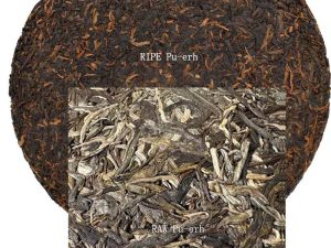 ripe puerh cake vs raw