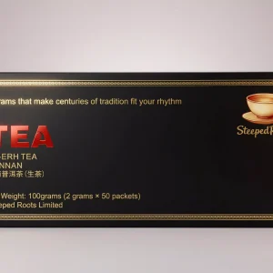Raw Pu-erh Tea (Sheng Pu-erh) – Small-Batch Pressed Mini Cakes - 50 Mini Cakes (100g total)