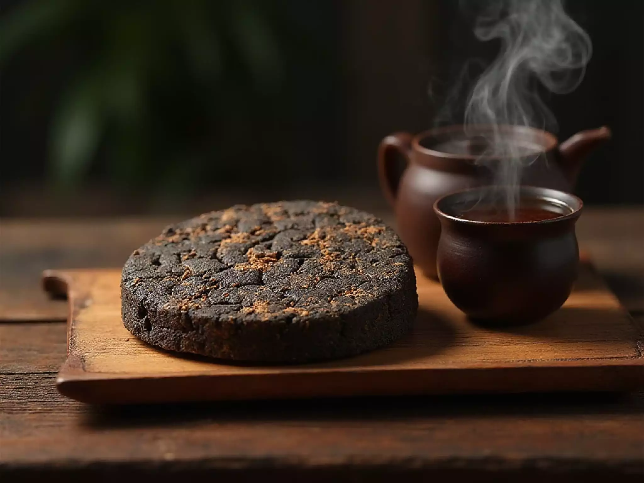 Authentic Yunnan Pu-erh tea cake
